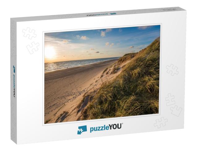 North Sea Beach, Jutland Coast in Denmark... Jigsaw Puzzle