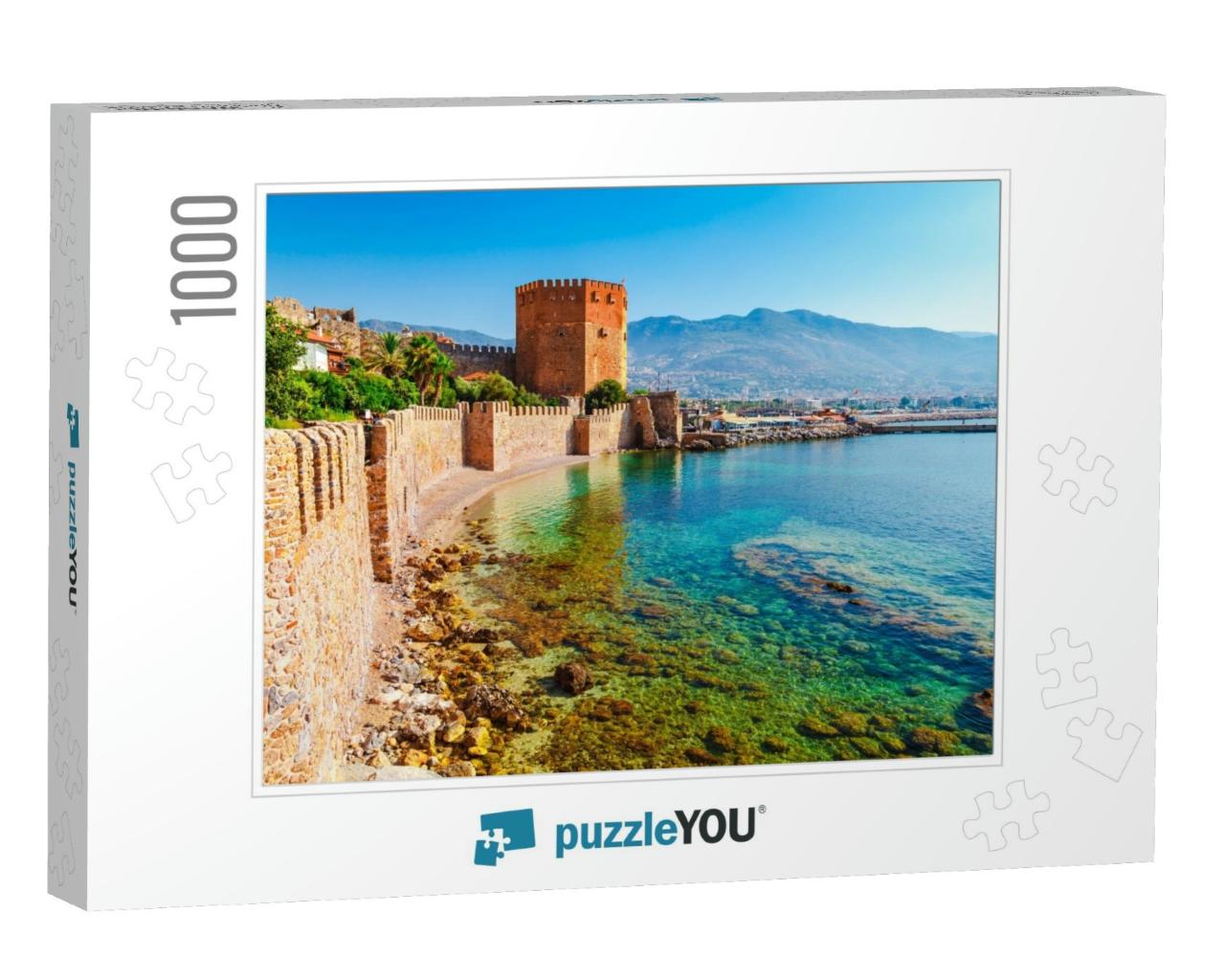 Kizil Kule Tower in Alanya Peninsula, Antalya District, T... Jigsaw Puzzle with 1000 pieces