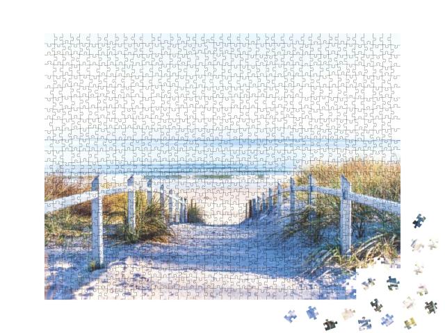 Path to the Beach At Baltic Sea... Jigsaw Puzzle with 1000 pieces