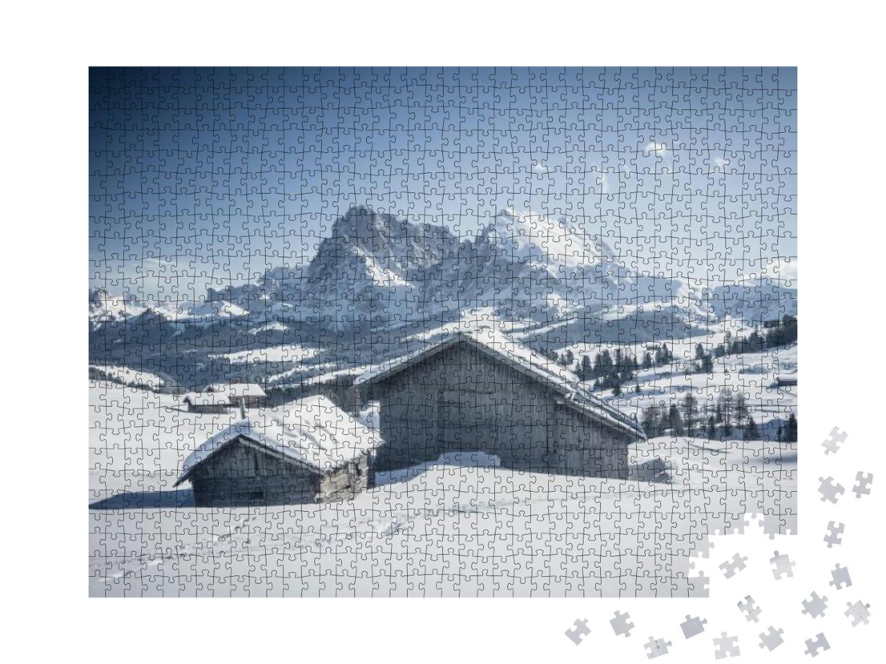 Alpe Di Siusi is Very High At an Altitude of 1, 800 to 2... Jigsaw Puzzle with 1000 pieces