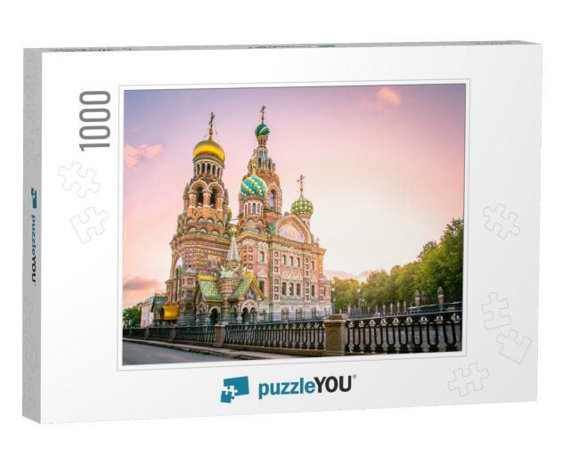 St. Petersburg. Russia. Cathedral of the Resurrection of... Jigsaw Puzzle with 1000 pieces