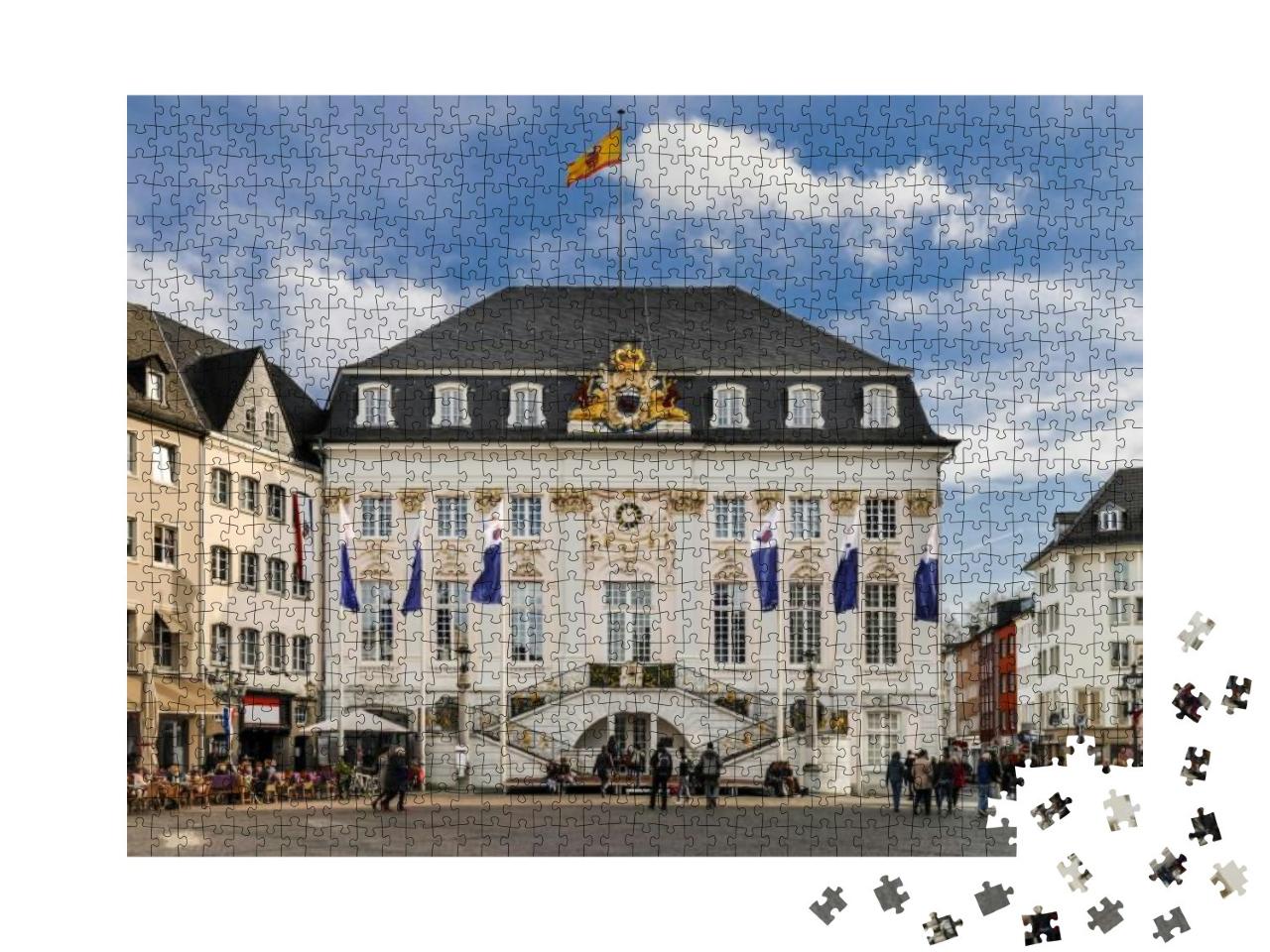 The Altos Arthaud Old Town Hall as Seen from the Central... Jigsaw Puzzle with 1000 pieces