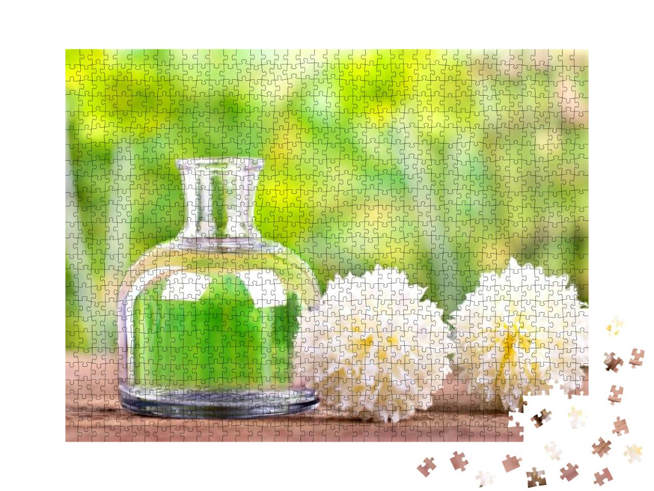 Refreshing Natural Beauty Culture, a Bottle of Herbal Ess... Jigsaw Puzzle with 1000 pieces
