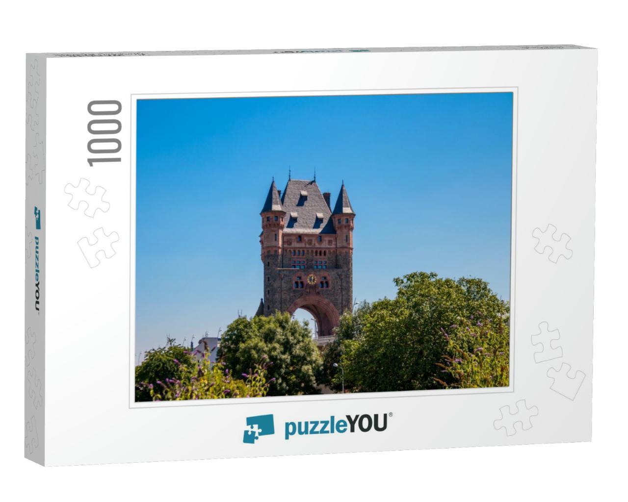 Historic German City of Worms, Nibelungen Bridge Over the... Jigsaw Puzzle with 1000 pieces