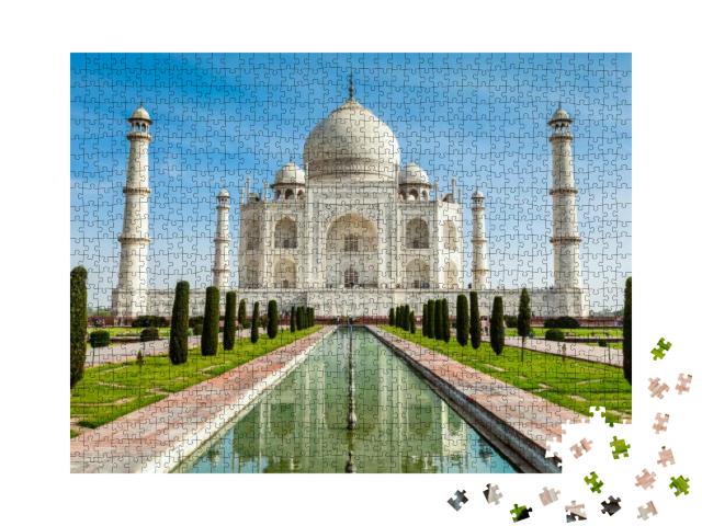 Taj Mahal, India... Jigsaw Puzzle with 1000 pieces