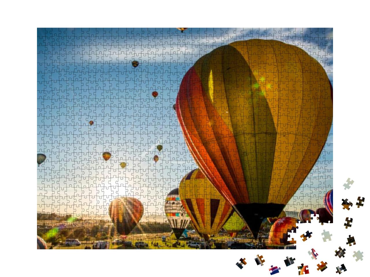 Hot Air Balloon Festival... Jigsaw Puzzle with 1000 pieces