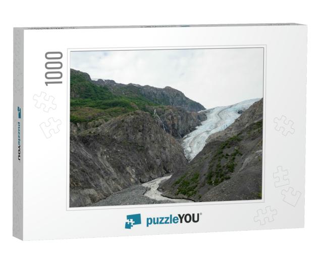 Exit Glacier Hiking in the Kenai Fjords National Park in... Jigsaw Puzzle with 1000 pieces