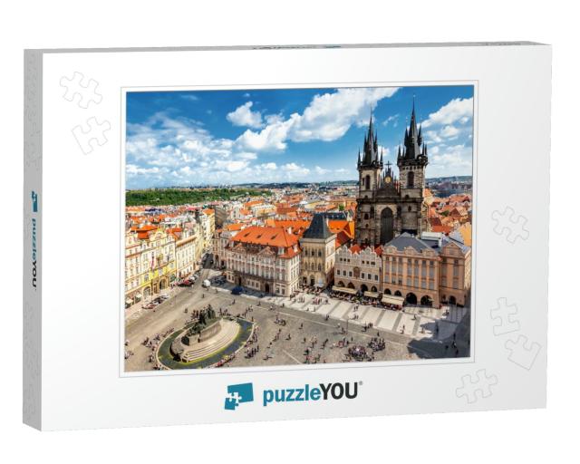 Old Town Square in Prague... Jigsaw Puzzle