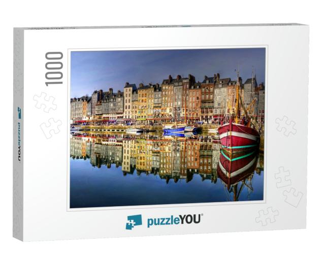 Honfleur, Normandy City in France... Jigsaw Puzzle with 1000 pieces