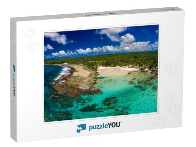 Eton Beach on Efate Island, Vanuatu, Near Port Vila - Fam... Jigsaw Puzzle