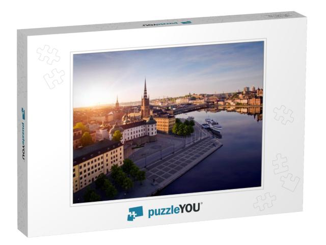 Aerial View of Stockholm City... Jigsaw Puzzle