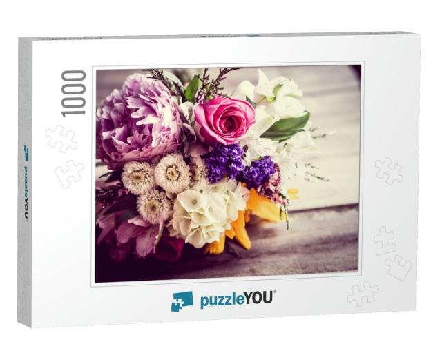 Rustic Bouquet... Jigsaw Puzzle with 1000 pieces