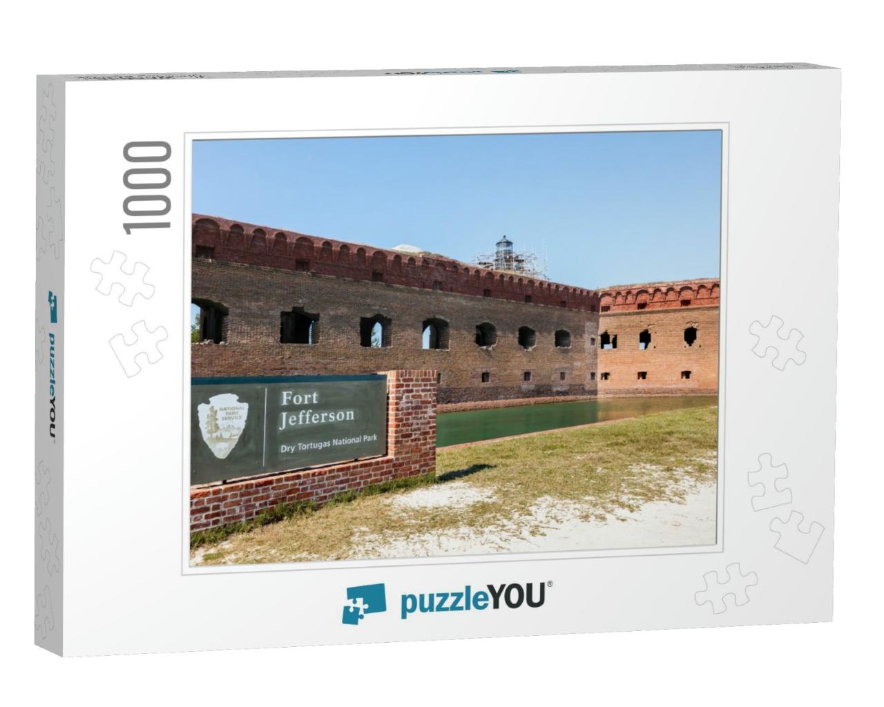 A View of Fort Jefferson, Dry Tortugas National Park, Flo... Jigsaw Puzzle with 1000 pieces