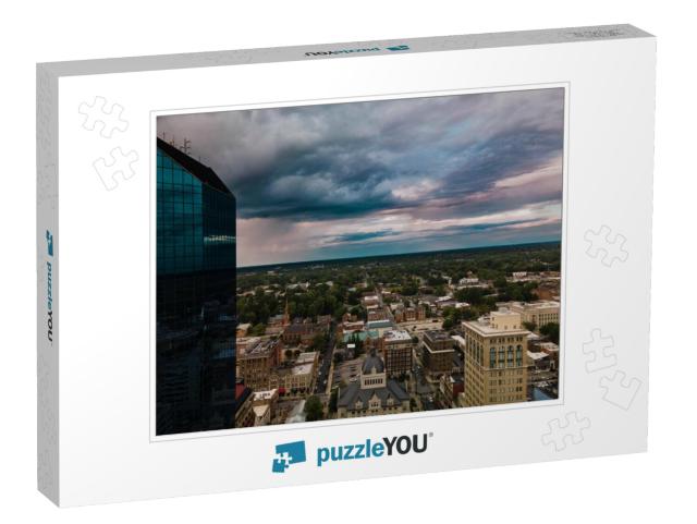 Aerial View of Downtown Lexington, Kentucky, Bluegrass Re... Jigsaw Puzzle