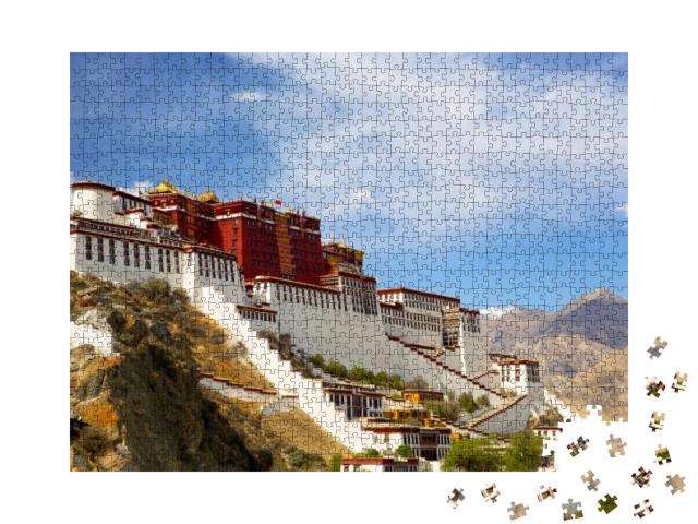 Potala Palace in Lhasa, Tibet... Jigsaw Puzzle with 1000 pieces