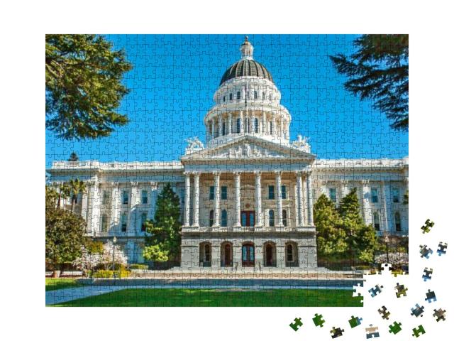 California State Capitol Sacramento Usa... Jigsaw Puzzle with 1000 pieces