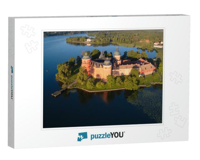 Aerial View of the 16th Century Gripsholm Castle & Lake M... Jigsaw Puzzle