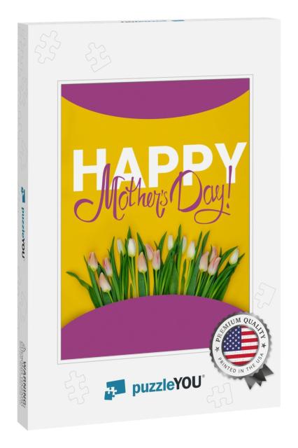 Happy Mothers Day Greeting Card with a Congratulations... Jigsaw Puzzle