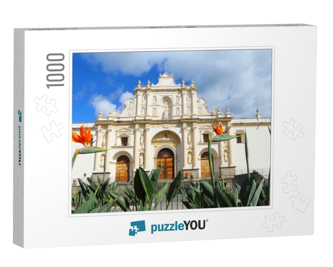The Former Cathedral San Jose of Antigua Guatemala in Gua... Jigsaw Puzzle with 1000 pieces