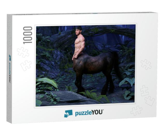 3D Rendering a Portrait of the Male Centaur... Jigsaw Puzzle with 1000 pieces
