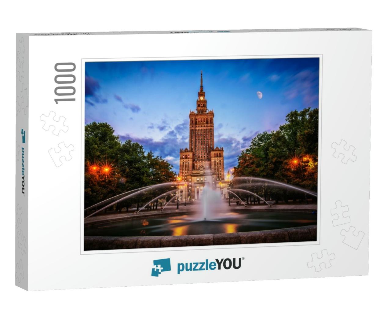 Warsaw & View of Palace of Culture & Sciences One of the... Jigsaw Puzzle with 1000 pieces