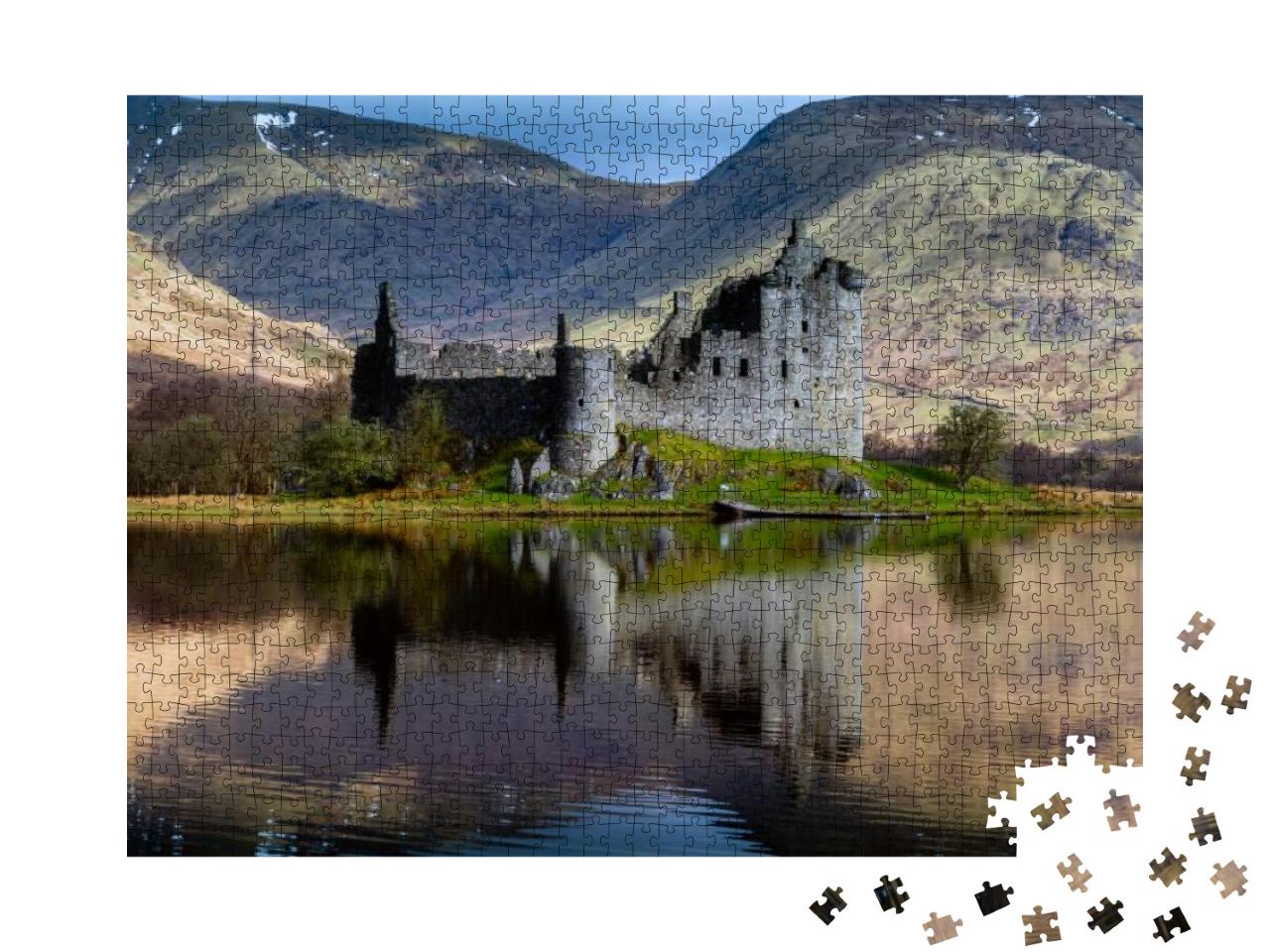Kilchurn Castle, Dalmally, Scotland... Jigsaw Puzzle with 1000 pieces