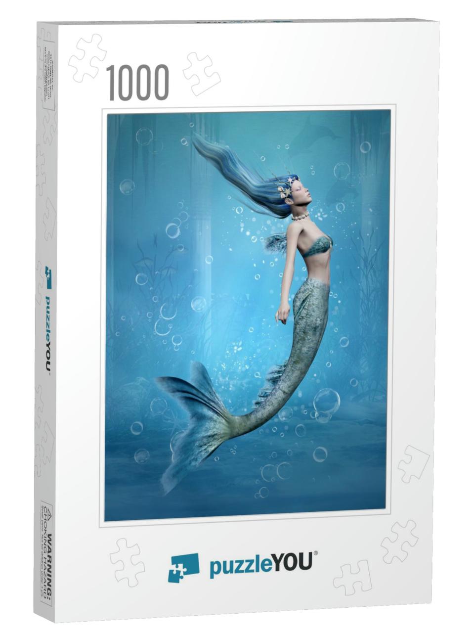 Mermaid... Jigsaw Puzzle with 1000 pieces