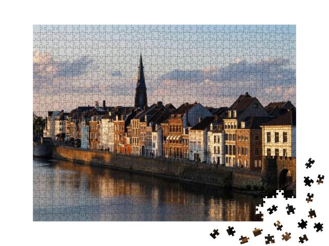 Maastricht At Dusk... Jigsaw Puzzle with 1000 pieces