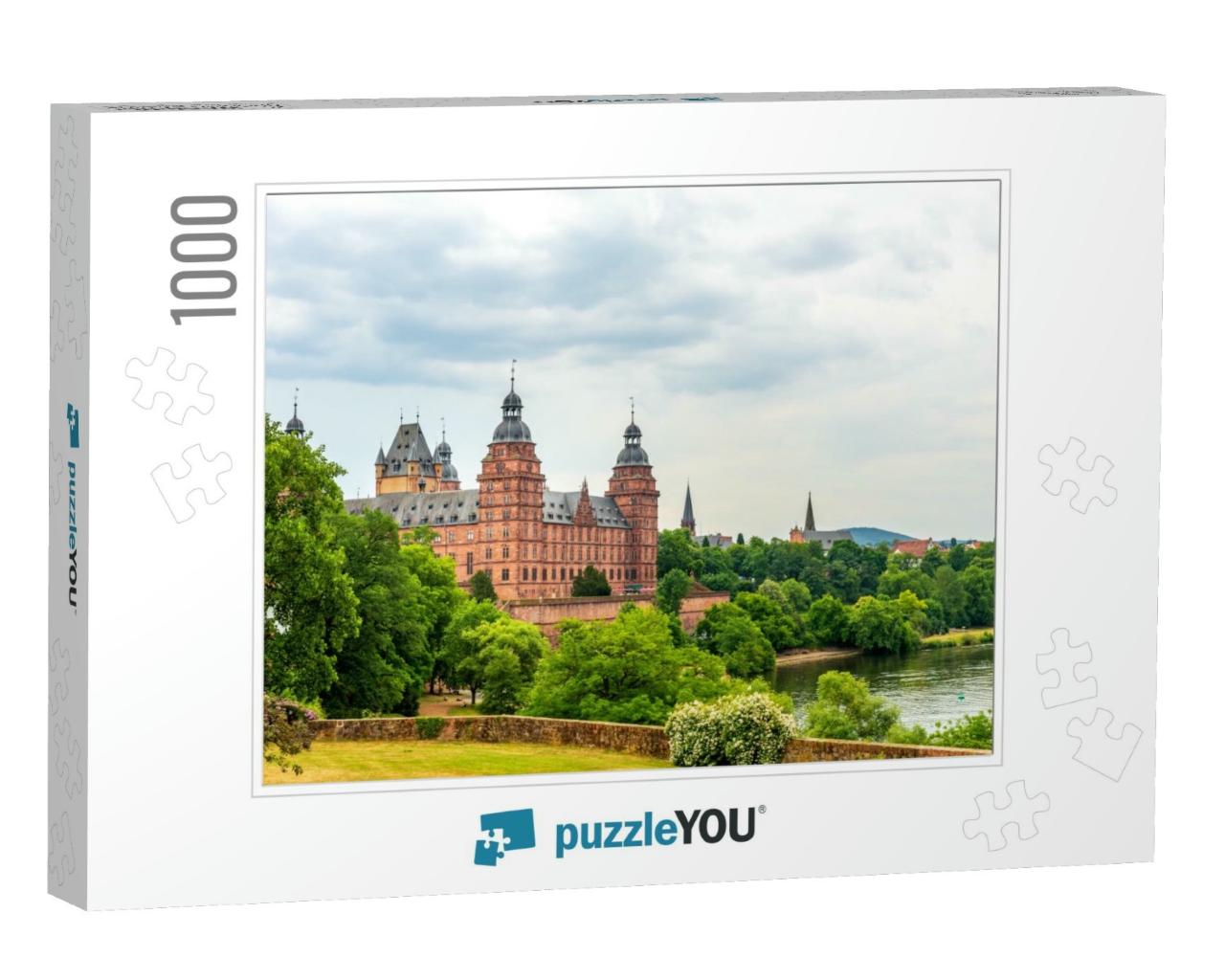 View to Castle Johannesburg, Aschaffenburg, Germany... Jigsaw Puzzle with 1000 pieces