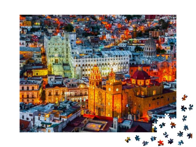 Guanajuato At Night Mexico... Jigsaw Puzzle with 1000 pieces