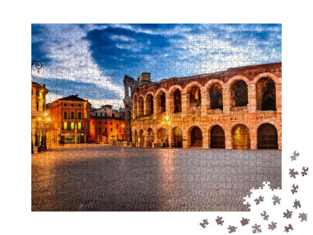 The Amphitheater, Completed in 30ad, the Third Largest in... Jigsaw Puzzle with 1000 pieces