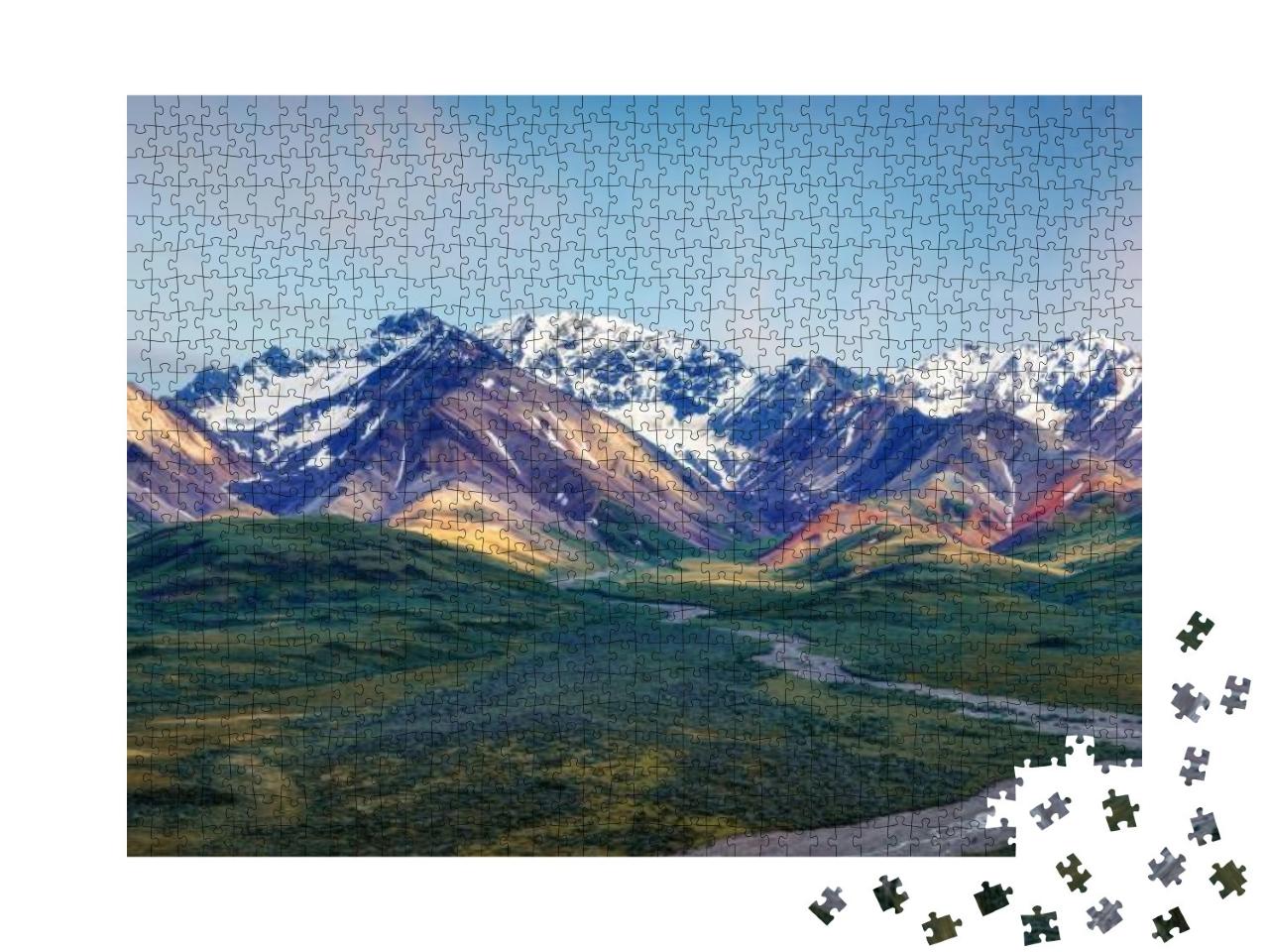 Alaska Denali National Park... Jigsaw Puzzle with 1000 pieces