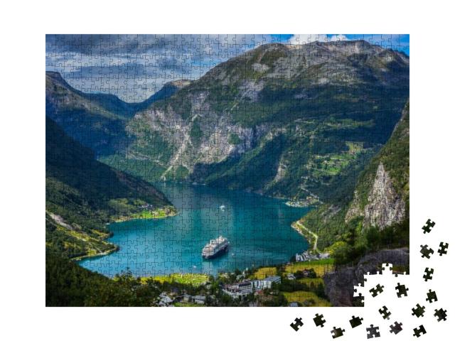 Geiranger Fjord, Norway... Jigsaw Puzzle with 1000 pieces