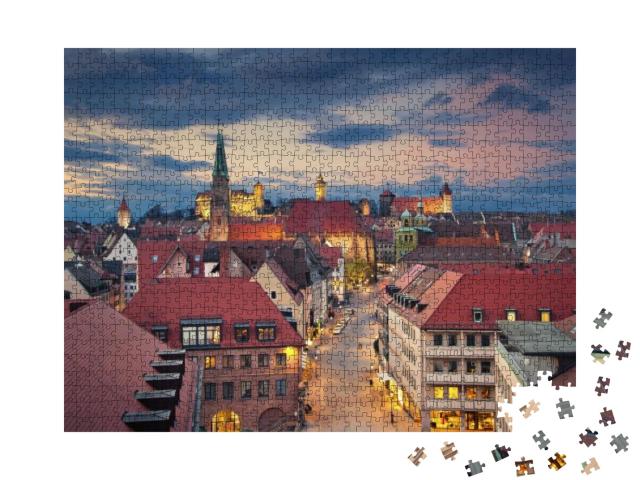 Nuremberg. Image of Historic Downtown of Nuremberg, Germa... Jigsaw Puzzle with 1000 pieces