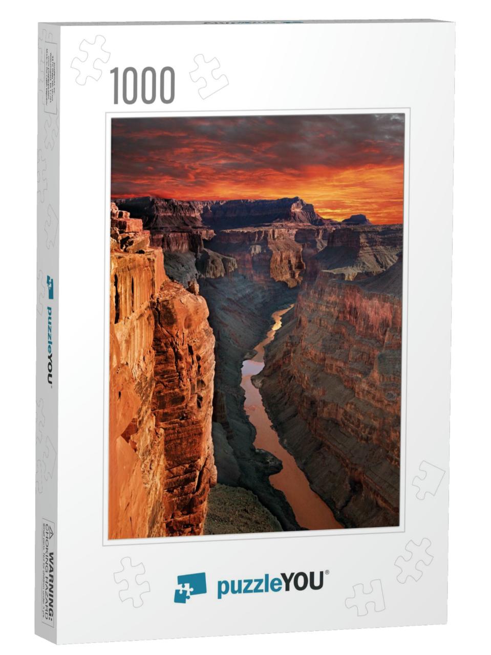 Grand Canyon, Arizona. the Grand Canyon is a Steep-Sided... Jigsaw Puzzle with 1000 pieces