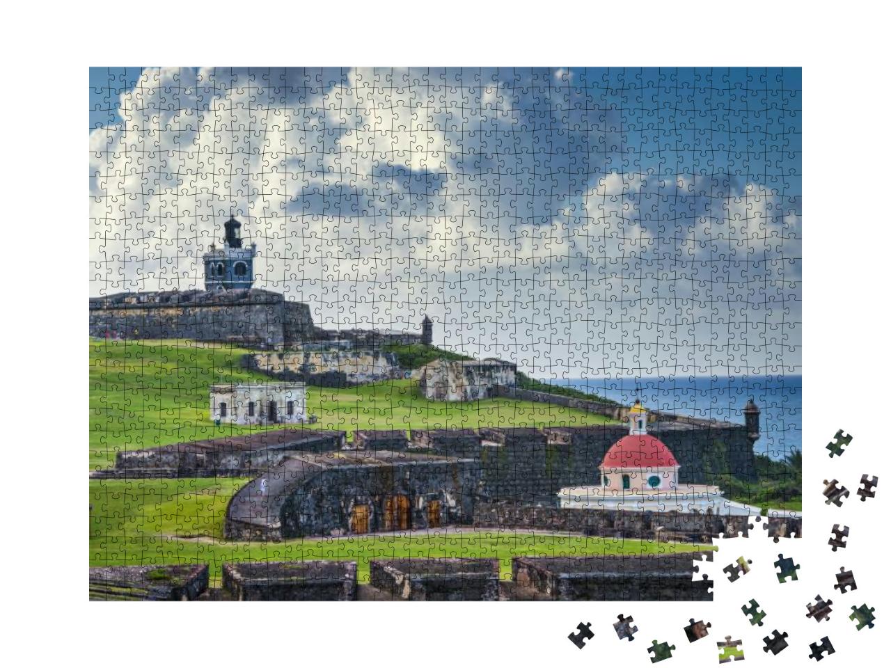 San Juan, Puerto Rico Historic Fort San Felipe Del Morro... Jigsaw Puzzle with 1000 pieces