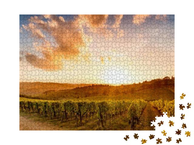 Vineyards in Chianti... Jigsaw Puzzle with 1000 pieces