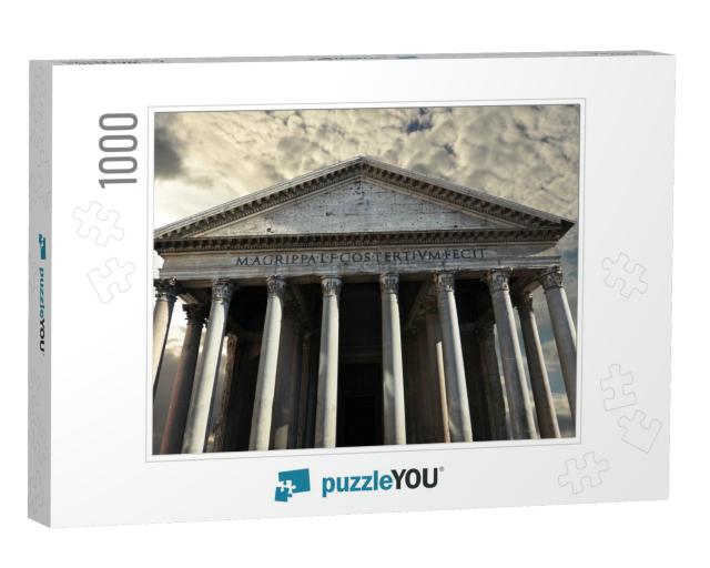 Pantheon, Roman Temple to the Gods of Ancient Rome... Jigsaw Puzzle with 1000 pieces