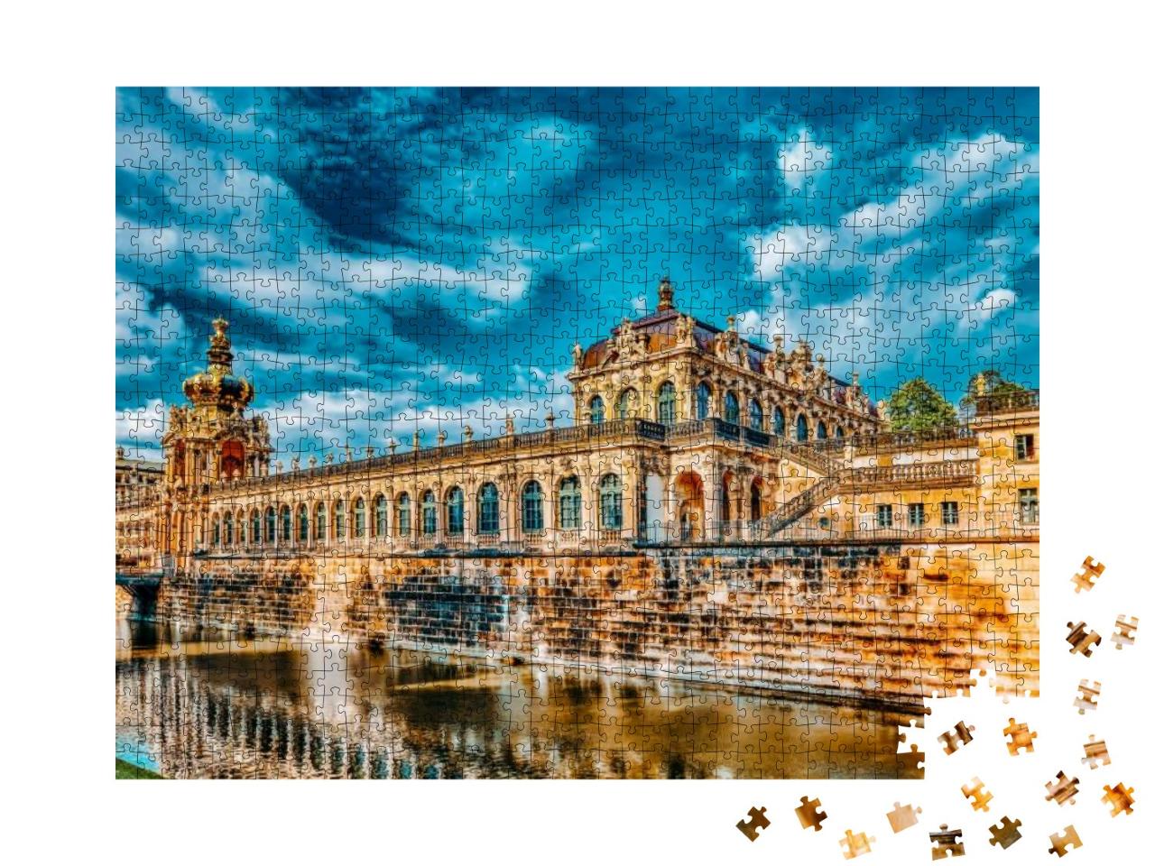 Zwinger Palace Der Dresdner Zwinger Art Gallery of Dresde... Jigsaw Puzzle with 1000 pieces