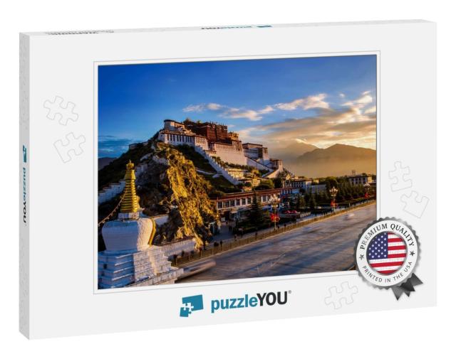China Tibet, Lhasa, Potala Palace... Jigsaw Puzzle