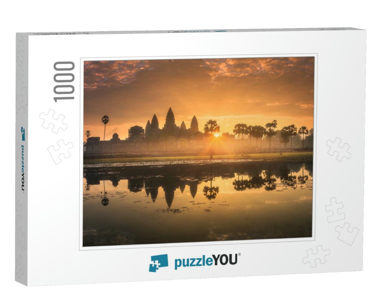 Sunrise View of Popular Tourist Attraction Ancient Temple... Jigsaw Puzzle with 1000 pieces