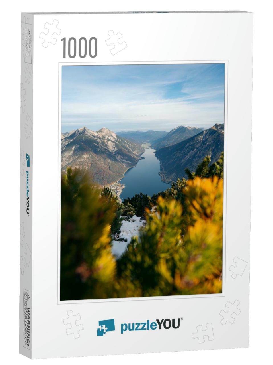 Beautiful Panoramic View of the Achensee from Barenkopf R... Jigsaw Puzzle with 1000 pieces