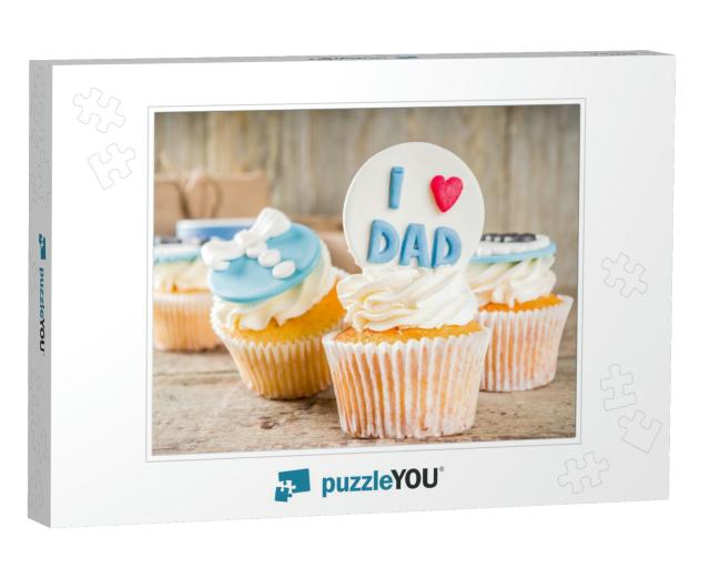 Happy Fathers Day Greeting Card. Greetings & P... Jigsaw Puzzle