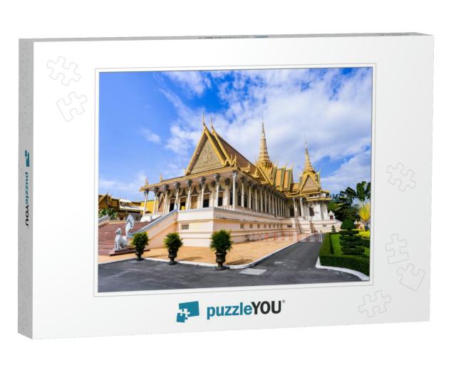 Royal Palace Chanchhaya Pavilion in Phnom Penh, Cambodia... Jigsaw Puzzle