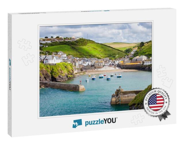 Fishing Village of Port Isaac, on the North Cornwall Coas... Jigsaw Puzzle