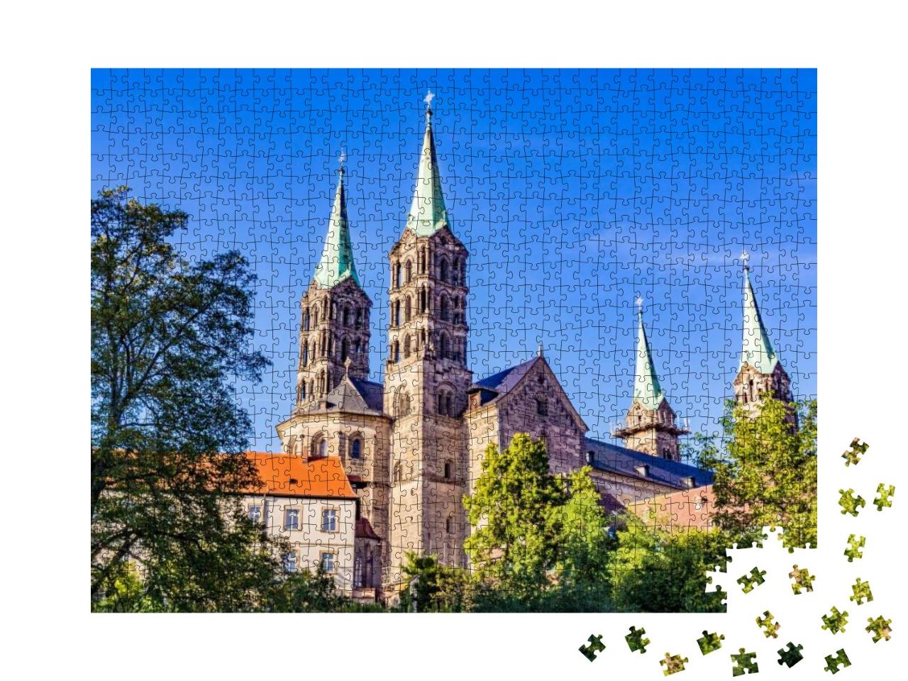 Bamberg Cathedral, Germany... Jigsaw Puzzle with 1000 pieces