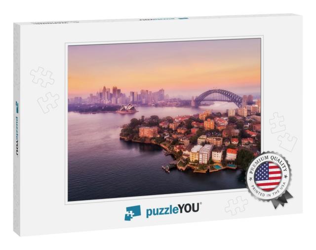 Sydney Harbor & Major City Landmarks of Waterfront Around... Jigsaw Puzzle