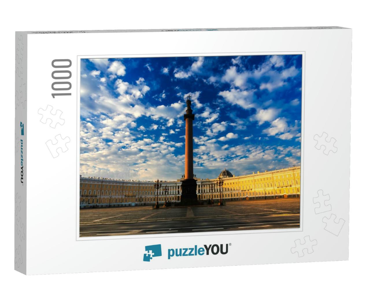 Morning At Palace Square, Saint-Petersburg, Russia... Jigsaw Puzzle with 1000 pieces