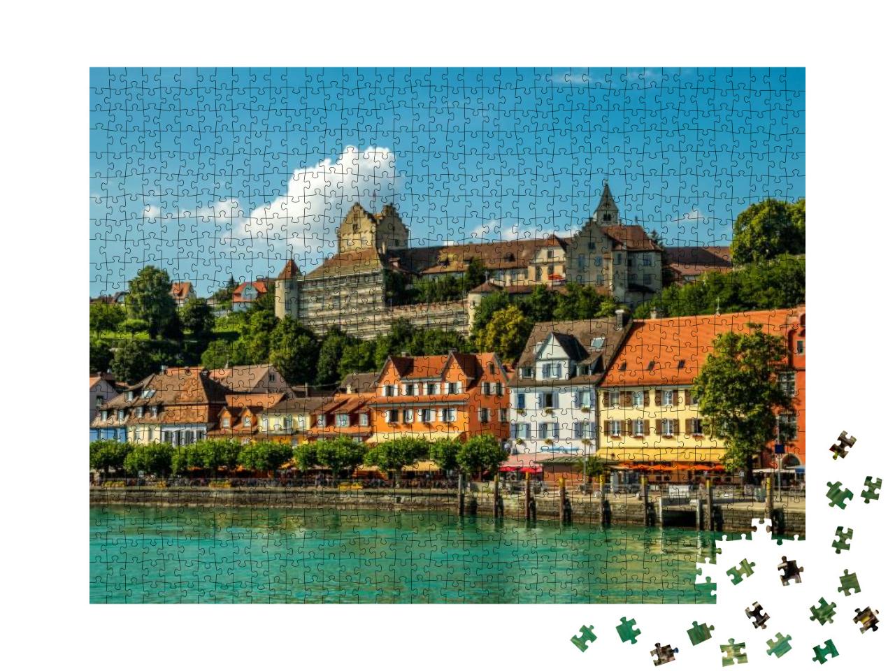Meersburg, Town in the German State of Baden-Wurttemberg... Jigsaw Puzzle with 1000 pieces