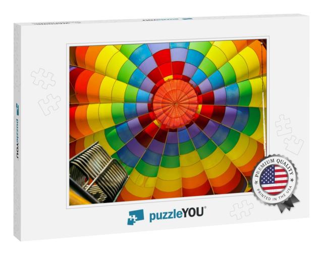 Inside of Colorful Hot Air Balloon... Jigsaw Puzzle